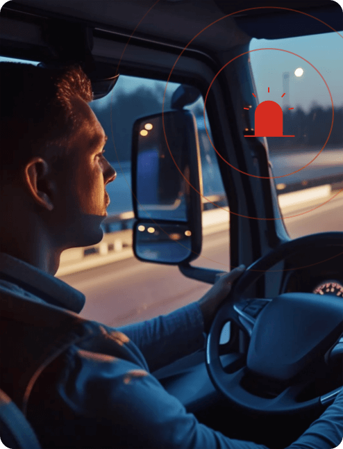 卡车司机视觉AI疲劳预警系统